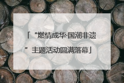 “燃情成华·国潮非遗”主题活动圆满落幕