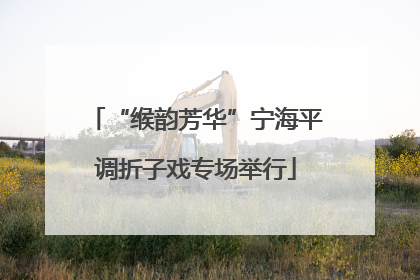 “缑韵芳华”宁海平调折子戏专场举行