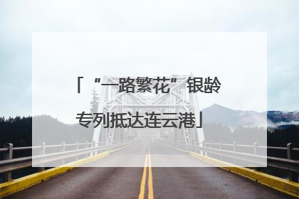 “一路繁花”银龄专列抵达连云港