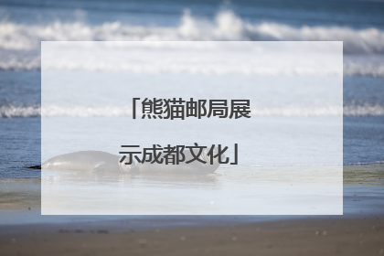 熊猫邮局展示成都文化