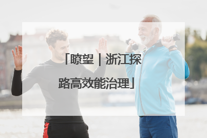 瞭望｜浙江探路高效能治理