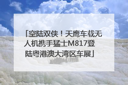 空陆双侠！天鹰车载无人机携手猛士M817登陆粤港澳大湾区车展