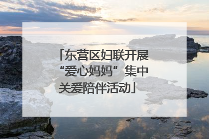 东营区妇联开展“爱心妈妈”集中关爱陪伴活动
