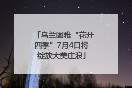 乌兰图雅“花开四季”7月4日将绽放大美庄浪
