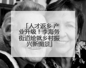 人才返乡 产业升级！李海务街道绘就乡村振兴新图景