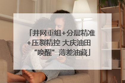 井网重组+分层精准+压裂精控 大庆油田“唤醒”薄差油藏