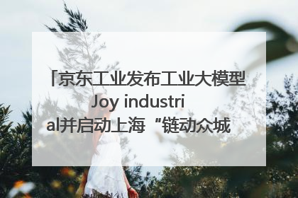 京东工业发布工业大模型Joy industrial并启动上海“链动众城 万亿降本”计划