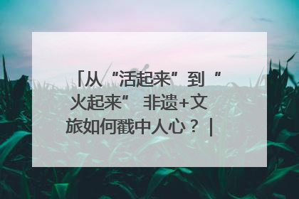 从“活起来”到“火起来” 非遗+文旅如何戳中人心？｜文旅融合看四川