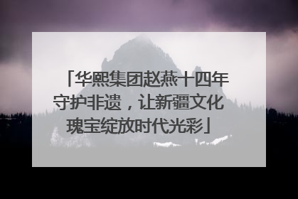 华熙集团赵燕十四年守护非遗，让新疆文化瑰宝绽放时代光彩