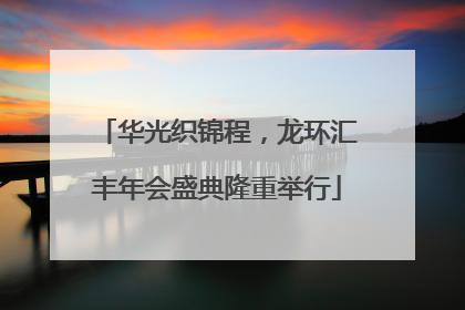 华光织锦程，龙环汇丰年会盛典隆重举行