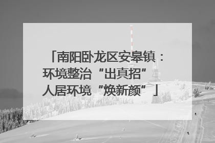 南阳卧龙区安皋镇：环境整治“出真招” 人居环境“焕新颜”