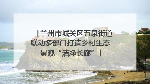 兰州市城关区五泉街道联动多部门打造乡村生态景观“洁净长廊”