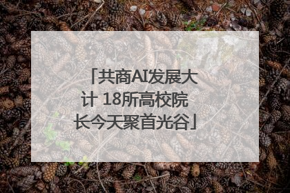 共商AI发展大计 18所高校院长今天聚首光谷