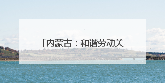 内蒙古：和谐劳动关系护航企业稳健发展