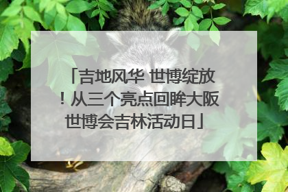吉地风华 世博绽放！从三个亮点回眸大阪世博会吉林活动日