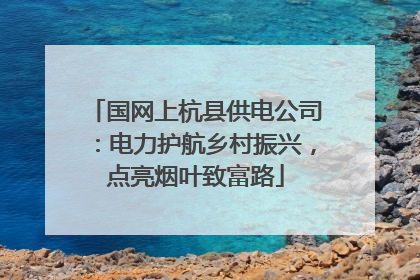 国网上杭县供电公司：电力护航乡村振兴，点亮烟叶致富路