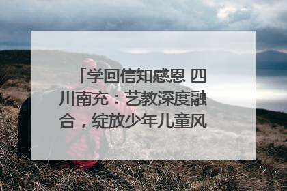 学回信知感恩 四川南充：艺教深度融合，绽放少年儿童风采｜您牵挂的四川