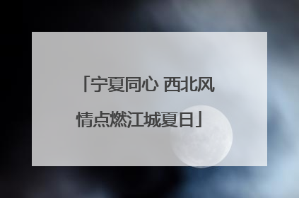 宁夏同心 西北风情点燃江城夏日