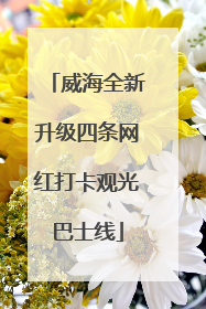 威海全新升级四条网红打卡观光巴士线