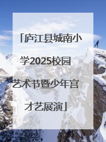 庐江县城南小学2025校园艺术节暨少年宫才艺展演