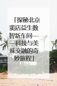 探秘北京窦店益生数智新车间——科技与美味交融的奇妙旅程