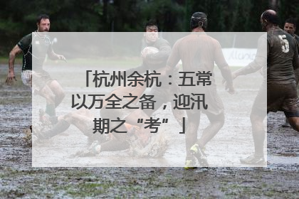 杭州余杭：五常以万全之备，迎汛期之“考”