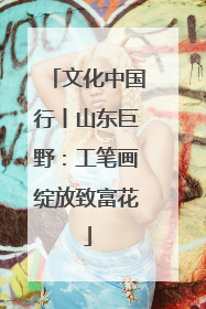 文化中国行丨山东巨野：工笔画绽放致富花