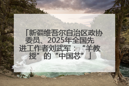 新疆维吾尔自治区政协委员、2025年全国先进工作者刘武军：“羊教授”的“中国芯”