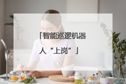智能巡逻机器人“上岗”