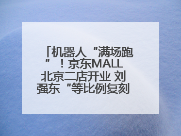 机器人“满场跑”！京东MALL北京二店开业 刘强东“等比例复刻”能否带火线下“618”？