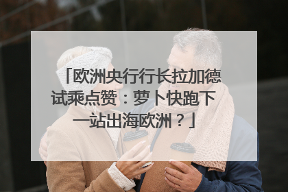 欧洲央行行长拉加德试乘点赞：萝卜快跑下一站出海欧洲？