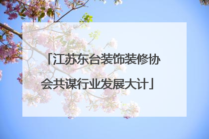江苏东台装饰装修协会共谋行业发展大计