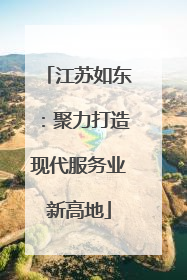江苏如东：聚力打造现代服务业新高地