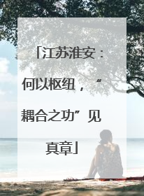 江苏淮安：何以枢纽，“耦合之功”见真章