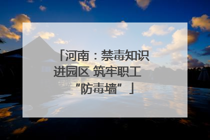 河南：禁毒知识进园区 筑牢职工“防毒墙”