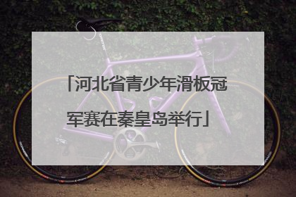河北省青少年滑板冠军赛在秦皇岛举行