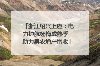 浙江绍兴上虞：电力护航杨梅成熟季 助力果农增产增收