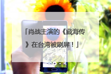 肖战主演的《藏海传》在台湾被刷屏！