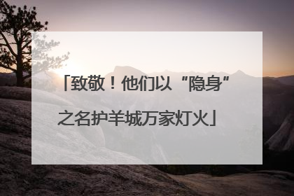 致敬！他们以“隐身”之名护羊城万家灯火