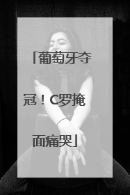 葡萄牙夺冠！C罗掩面痛哭