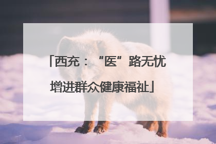 西充：“医”路无忧 增进群众健康福祉