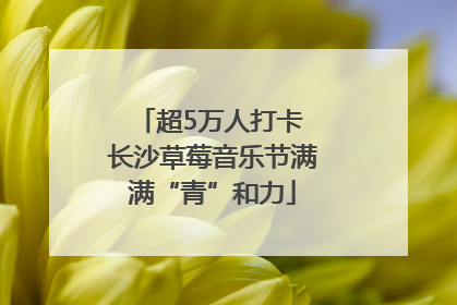 超5万人打卡 长沙草莓音乐节满满“青”和力