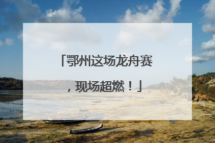 鄂州这场龙舟赛，现场超燃！