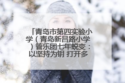 青岛市第四实验小学（青岛新昌路小学）管乐团七年蜕变：以坚持为钥 打开多元成长之门