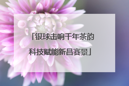 银球击响千年茶韵 科技赋能新昌赛景