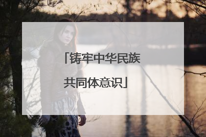 铸牢中华民族共同体意识