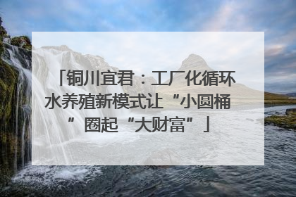 铜川宜君：工厂化循环水养殖新模式让“小圆桶”圈起“大财富”
