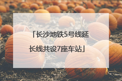 长沙地铁5号线延长线共设7座车站