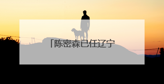 陈密森已任辽宁省公安厅副厅长