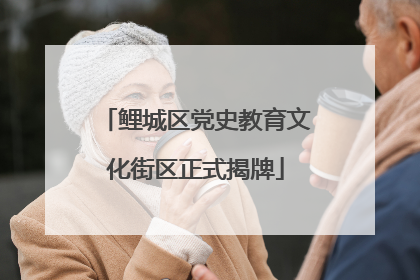 鲤城区党史教育文化街区正式揭牌
